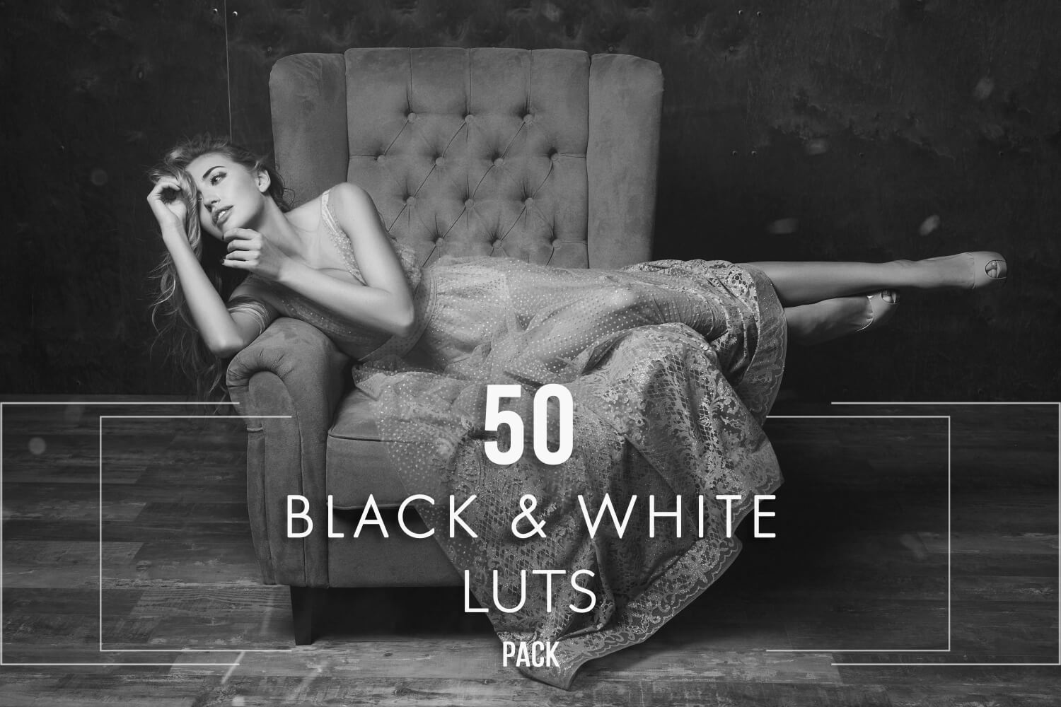 50 Black & White LUTs and Presets